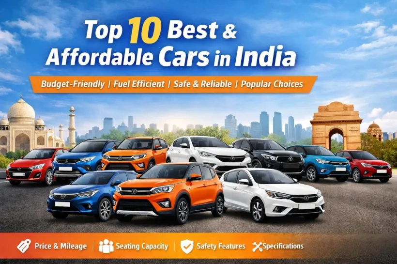 Top 10 best and affordable cars in India